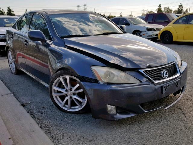 JTHBK262475049849 - 2007 LEXUS IS 250 CHARCOAL photo 1