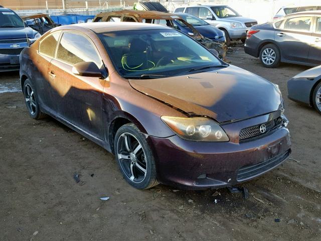 JTKDE167980255926 - 2008 TOYOTA SCION MAROON photo 1