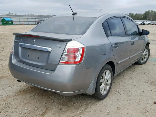 3N1AB6AP3BL627507 - 2011 NISSAN SENTRA 2.0 GRAY photo 4