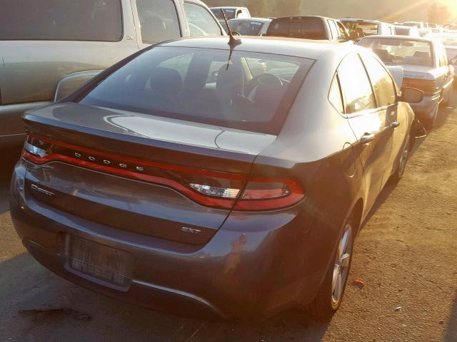 1C3CDFBB2FD373517 - 2015 DODGE DART SXT GRAY photo 4