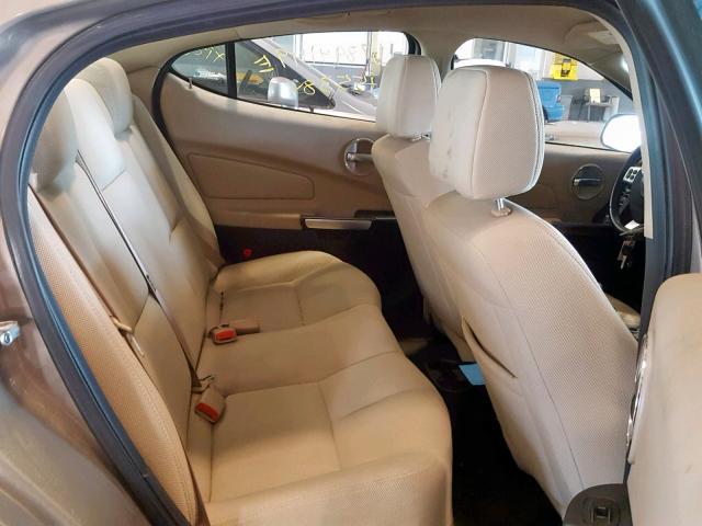 2G2WP552461308402 - 2006 PONTIAC GRAND PRIX GOLD photo 6