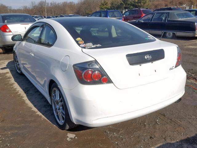 JTKDE167070191256 - 2007 TOYOTA SCION TC თეთრი ფოტო 3