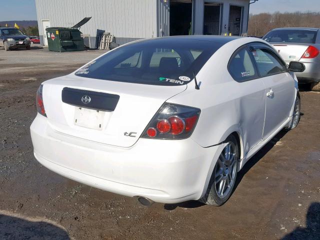 JTKDE167070191256 - 2007 TOYOTA SCION TC თეთრი ფოტო 4