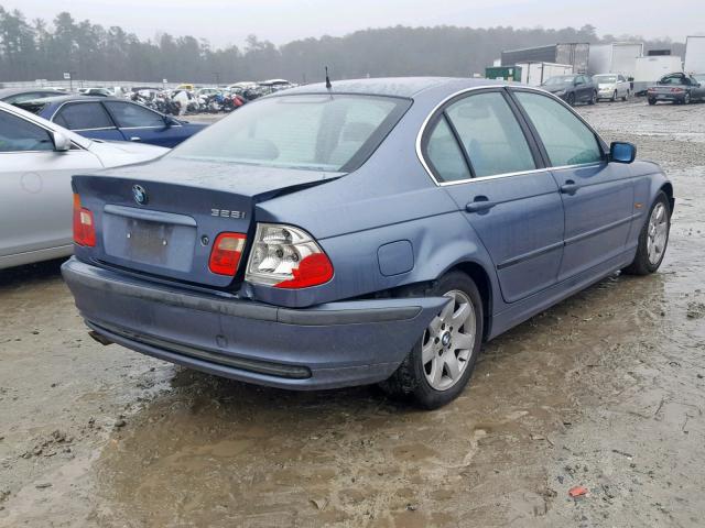 WBAAM5336XFR10784 - 1999 BMW 328 I AUTO BLUE photo 4