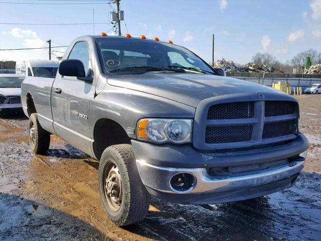 3D7KU26D03G785581 - 2003 DODGE RAM 2500 S Գրաֆիտ լուսանկար 1