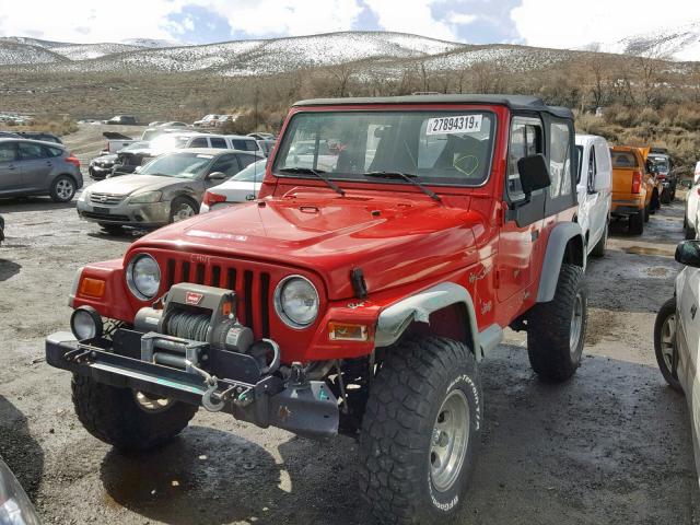 1J4FA49S51P307931 - 2001 JEEP WRANGLER / RED photo 2