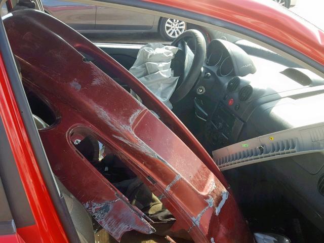 KL1TD66628B003859 - 2008 CHEVROLET AVEO BASE Қызыл фото 5