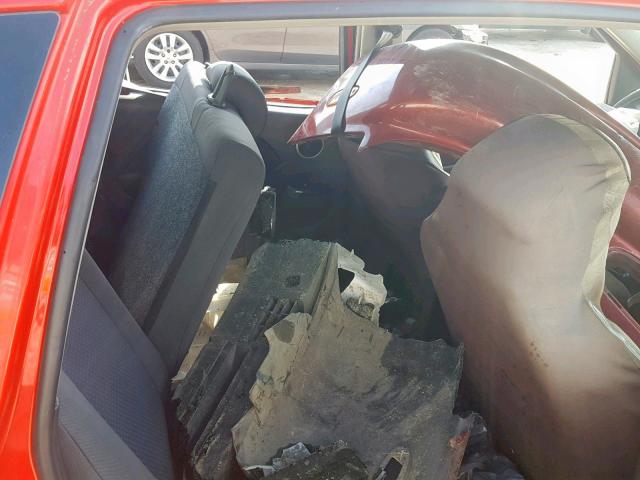 KL1TD66628B003859 - 2008 CHEVROLET AVEO BASE Қызыл фото 6