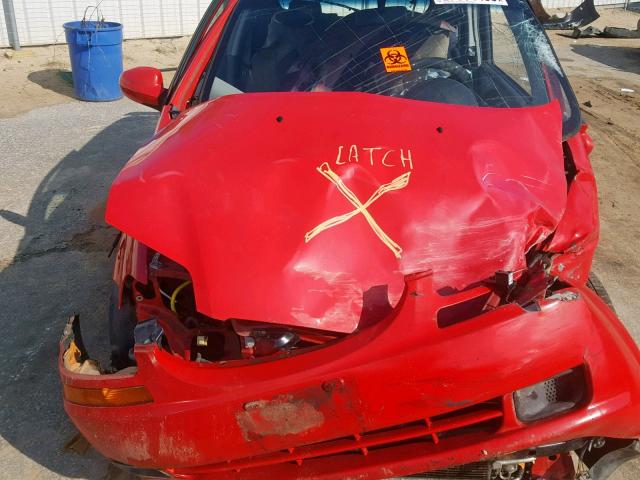 KL1TD66628B003859 - 2008 CHEVROLET AVEO BASE Қызыл фото 7