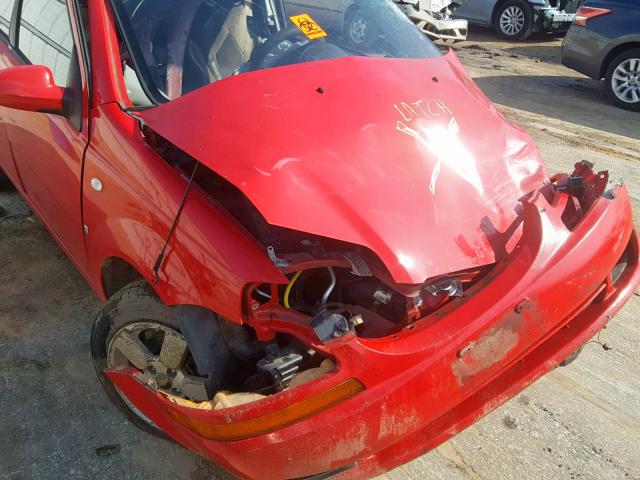 KL1TD66628B003859 - 2008 CHEVROLET AVEO BASE Қызыл фото 9