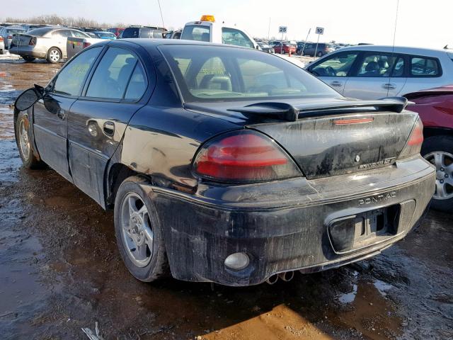 1G2NW52E54M681527 - 2004 PONTIAC GRAND AM G BLACK photo 3