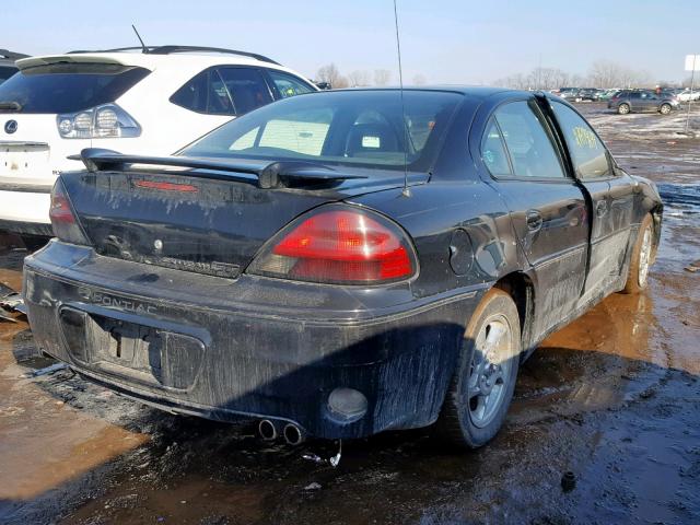 1G2NW52E54M681527 - 2004 PONTIAC GRAND AM G BLACK photo 4