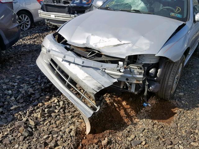 1G1JH52F437243021 - 2003 CHEVROLET CAVALIER L SILVER photo 9