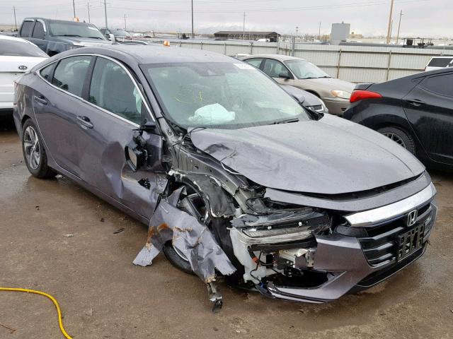 19XZE4F50KE006460 - 2019 HONDA INSIGHT EX GRAY photo 1