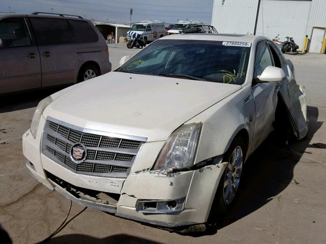 1G6DV57VX80166509 - 2008 CADILLAC CTS HI FEA WHITE photo 2