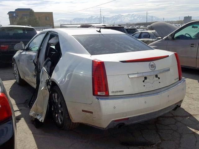 1G6DV57VX80166509 - 2008 CADILLAC CTS HI FEA WHITE photo 3