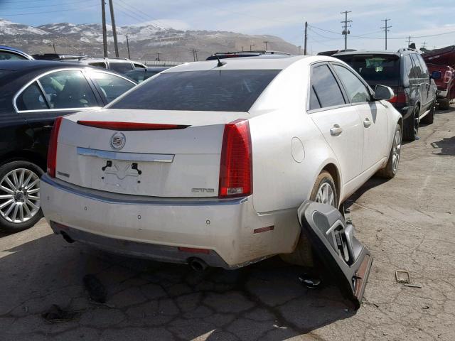 1G6DV57VX80166509 - 2008 CADILLAC CTS HI FEA WHITE photo 4