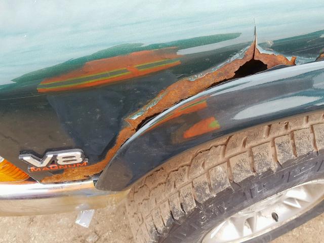 1B7GG22Y6XS275153 - 1999 DODGE DAKOTA GREEN photo 9