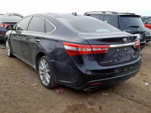 4T1BK1EB7DU035888 - 2013 TOYOTA AVALON BAS BLACK photo 3