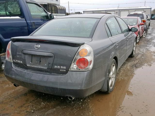 1N4BL11EX4C157805 - 2004 NISSAN ALTIMA SE GRAY photo 4