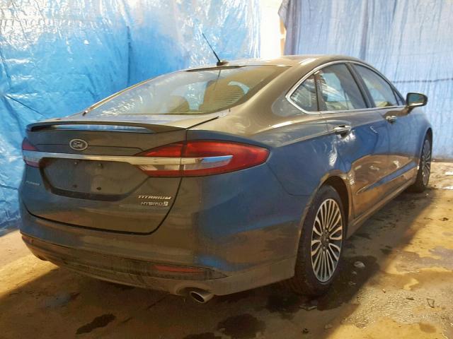 3FA6P0RUXJR194264 - 2018 FORD FUSION TIT GRAY photo 4