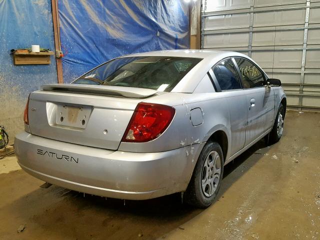 1G8AM12F64Z147614 - 2004 SATURN ION LEVEL SILVER photo 4