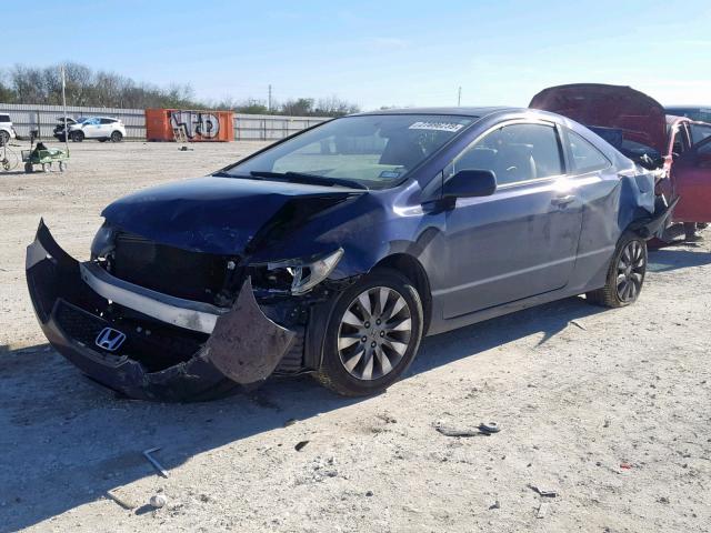 2HGFG1B92AH518424 - 2010 HONDA CIVIC EXL BLUE photo 2