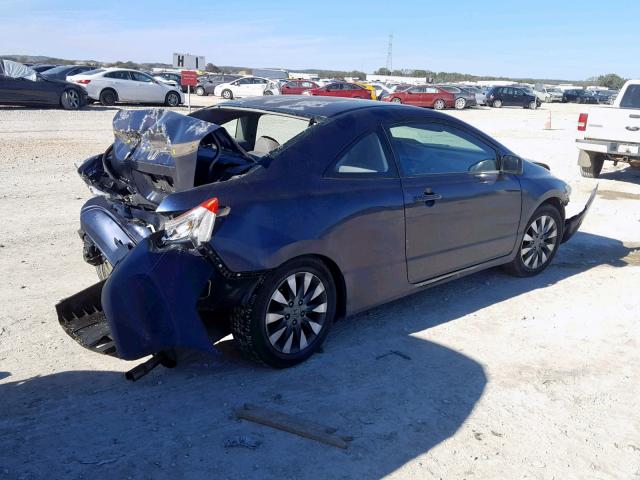 2HGFG1B92AH518424 - 2010 HONDA CIVIC EXL BLUE photo 4