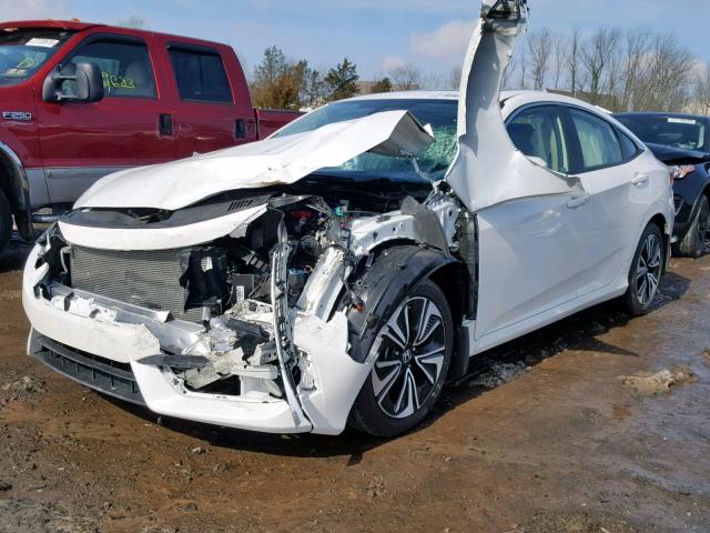 JHMFC1F75JX017704 - 2018 HONDA CIVIC EXL WHITE photo 2