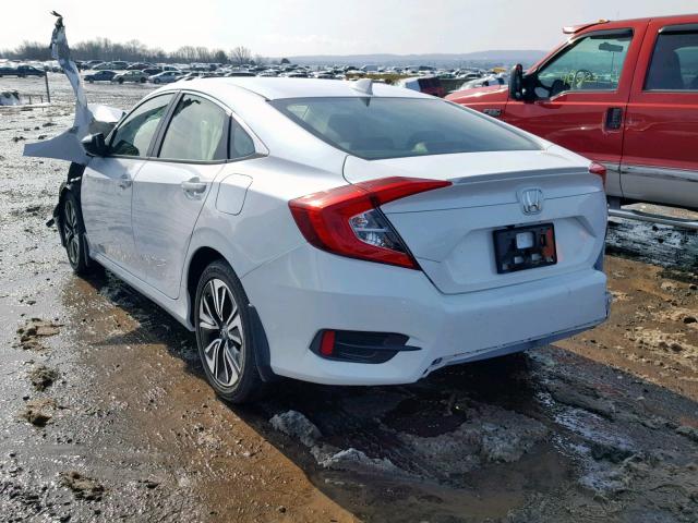 JHMFC1F75JX017704 - 2018 HONDA CIVIC EXL WHITE photo 3