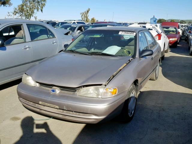 1Y1SK52821Z437848 - 2001 CHEVROLET GEO PRIZM GRAY photo 2