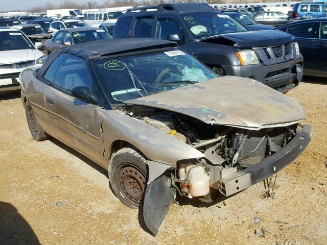 3C3EL45H2YT279084 - 2000 CHRYSLER SEBRING JX TAN photo 1