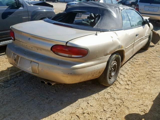 3C3EL45H2YT279084 - 2000 CHRYSLER SEBRING JX TAN photo 4