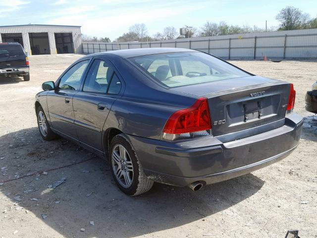 YV1RS592772638547 - 2007 VOLVO S60 2.5T GRAY photo 3