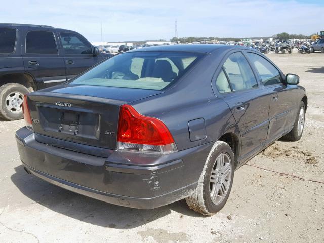 YV1RS592772638547 - 2007 VOLVO S60 2.5T GRAY photo 4