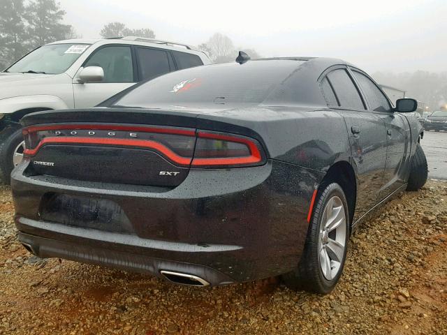 2C3CDXHG2GH204448 - 2016 DODGE CHARGER SX BLACK photo 4