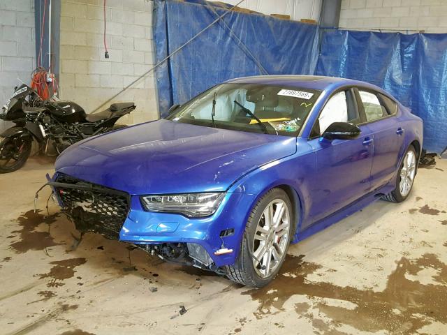 WUAW2AFC8GN902214 - 2016 AUDI RS7 BLUE photo 2