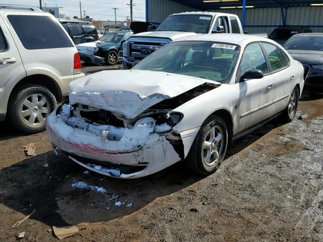 1FAFP55S54G161055 - 2004 FORD TAURUS SES WHITE photo 2