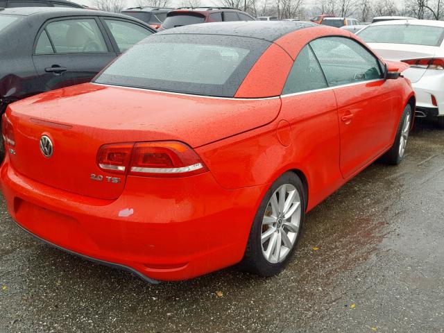 WVWBW8AH1FV001678 - 2015 VOLKSWAGEN EOS KOMFOR RED photo 4