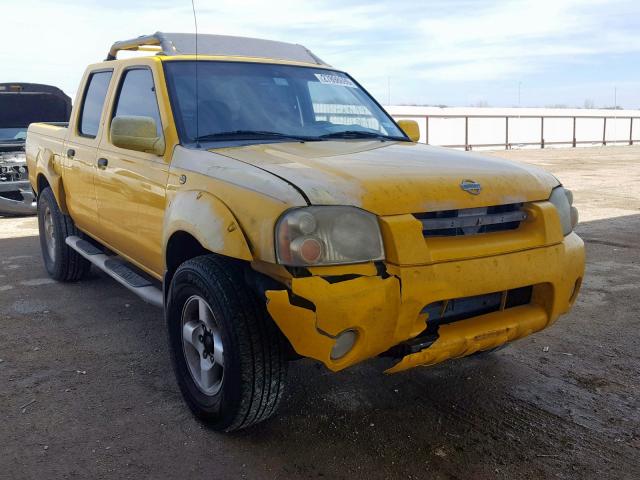 1N6ED27T71C379680 - 2001 NISSAN FRONTIER C YELLOW photo 1