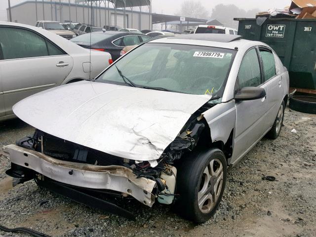 1G8AL52FX4Z136738 - 2004 SATURN ION LEVEL SILVER photo 2