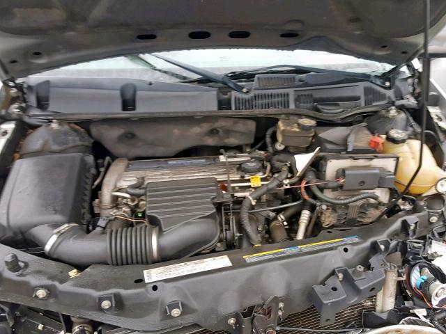 1G8AL52FX4Z136738 - 2004 SATURN ION LEVEL SILVER photo 7