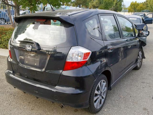 JHMGE8H51CC002369 - 2012 HONDA FIT SPORT BLACK photo 4