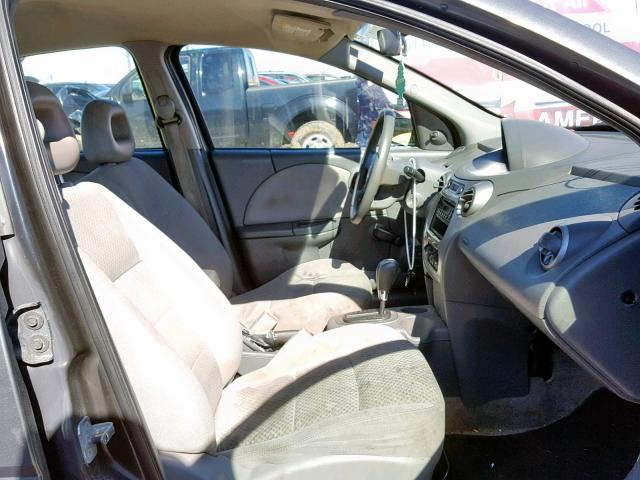 1G8AJ52F25Z110917 - 2005 SATURN ION LEVEL GRAY photo 5