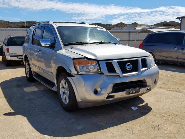 5N1AA0ND6BN606790 - 2011 NISSAN ARMADA SV SILVER photo 1