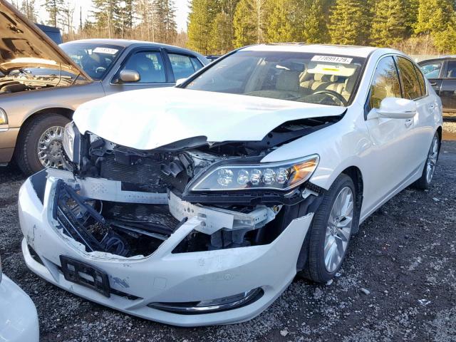 JH4KC1F91EC003618 - 2014 ACURA RLX ADVANC WHITE photo 2