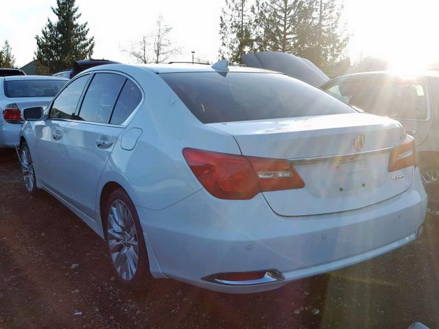 JH4KC1F91EC003618 - 2014 ACURA RLX ADVANC თეთრი ფოტო 3