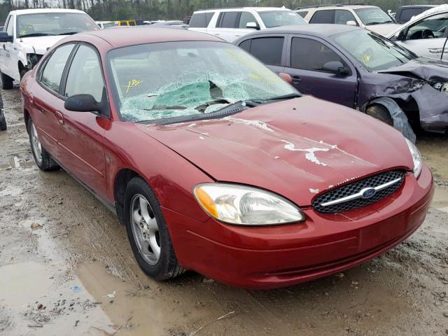 1FAFP55SX2G109174 - 2002 FORD TAURUS SES RED photo 1