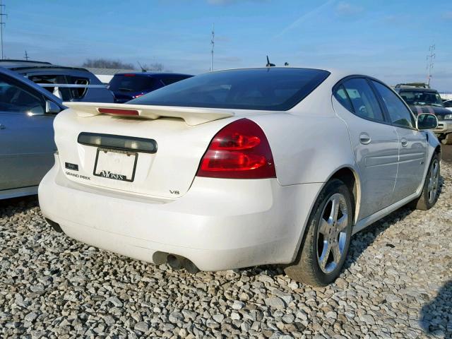 2G2WC58C181171101 - 2008 PONTIAC GRAND PRIX WHITE photo 4