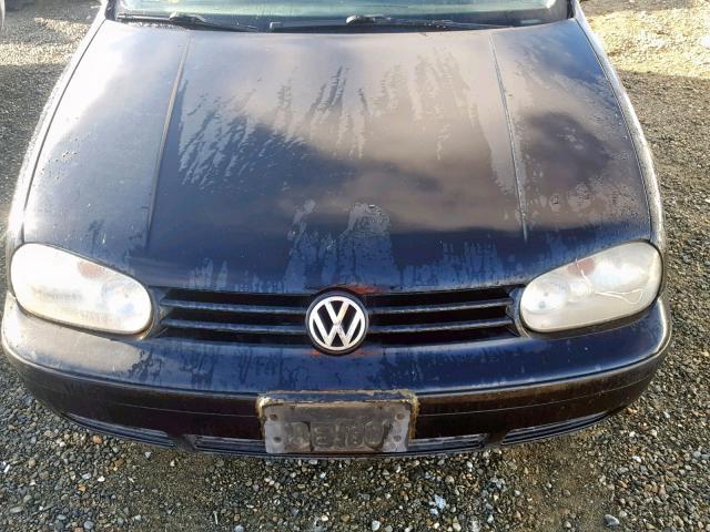 9BWFP61J434004961 - 2003 VOLKSWAGEN GOLF GL TD BLACK photo 7